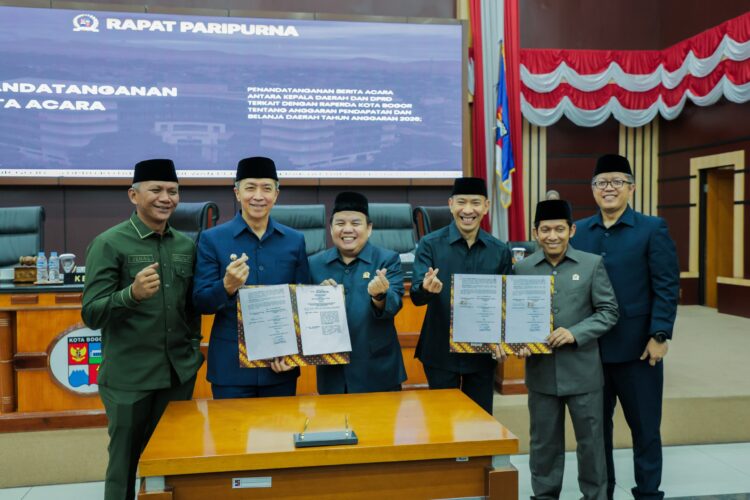 APBD Kota Bogor Rp.3,1 Triliun Disahkan Untuk 2026