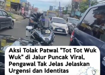 Viral Mobil di Puncak Cisarua Lawan Arus Pakai Patwal, Polres Bogor Pastikan Bukan Anggotanya