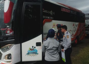 Ramp Check Nataru 2026 di Ciawi, 11 Kendaraan Terbukti Langgar Administrasi